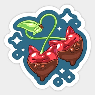 Choco Cherry Kits Sticker